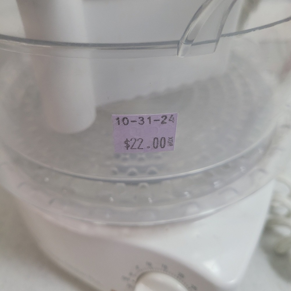 Black & Decker Handy Steamer Plus Food Steamer Rice Cooker HS90 HS10 White - Picture 10 of 11
